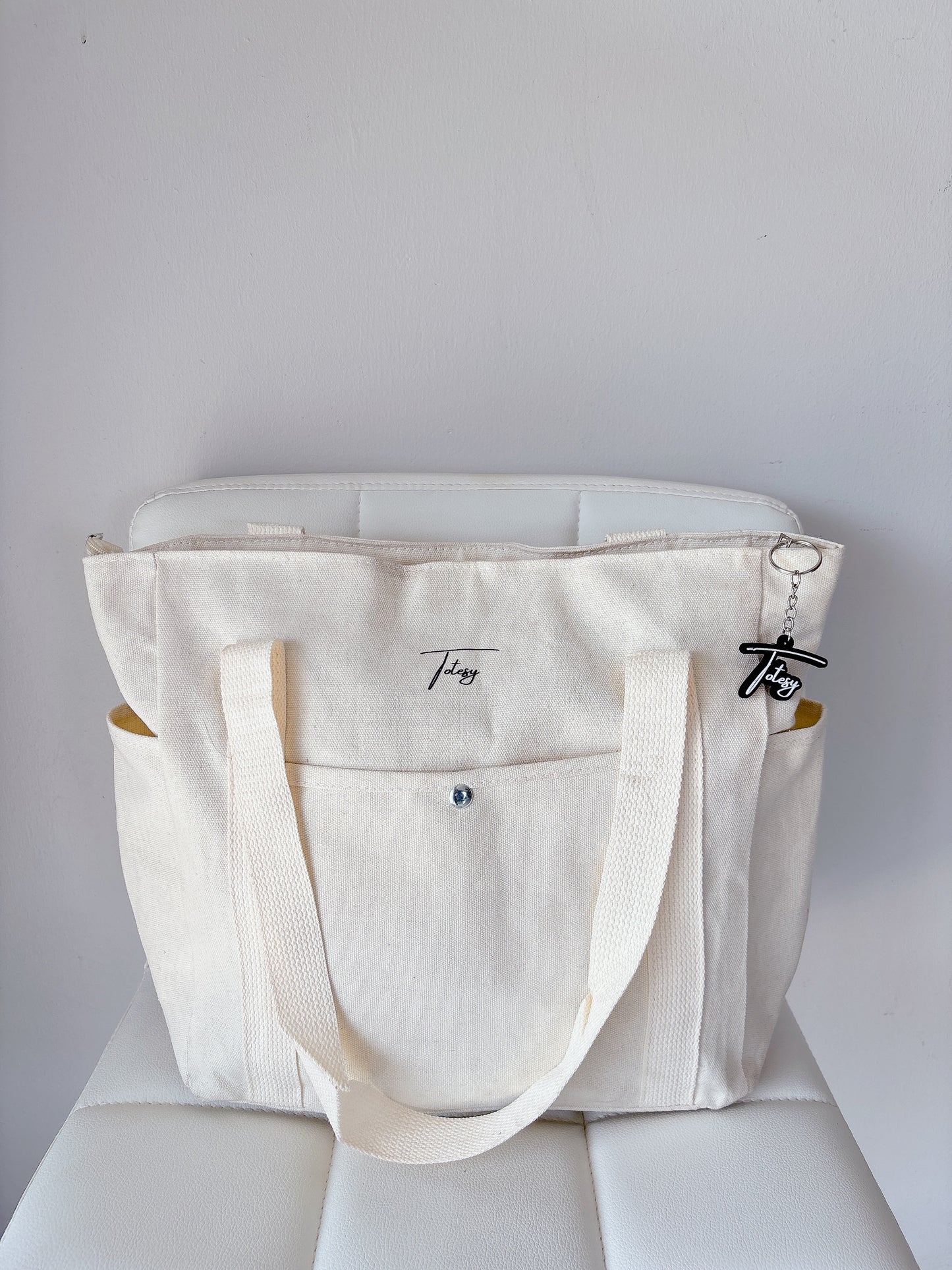 Totesy Midi Tote Bag (WHITE)