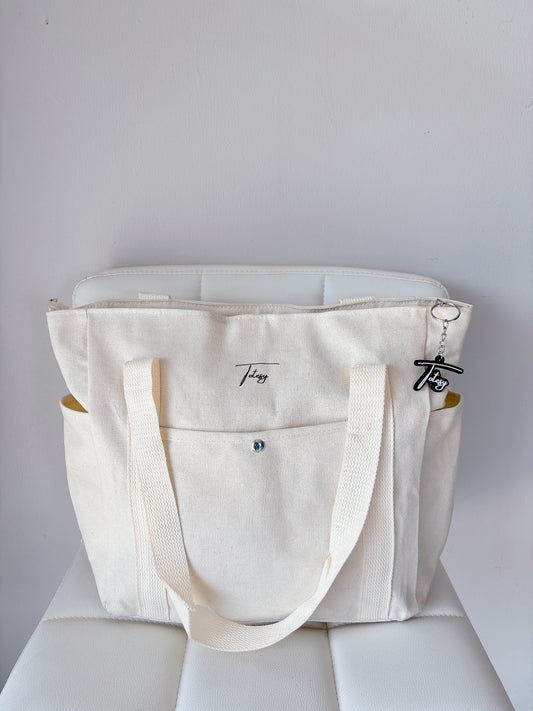 TOTESY midi tote + key ring